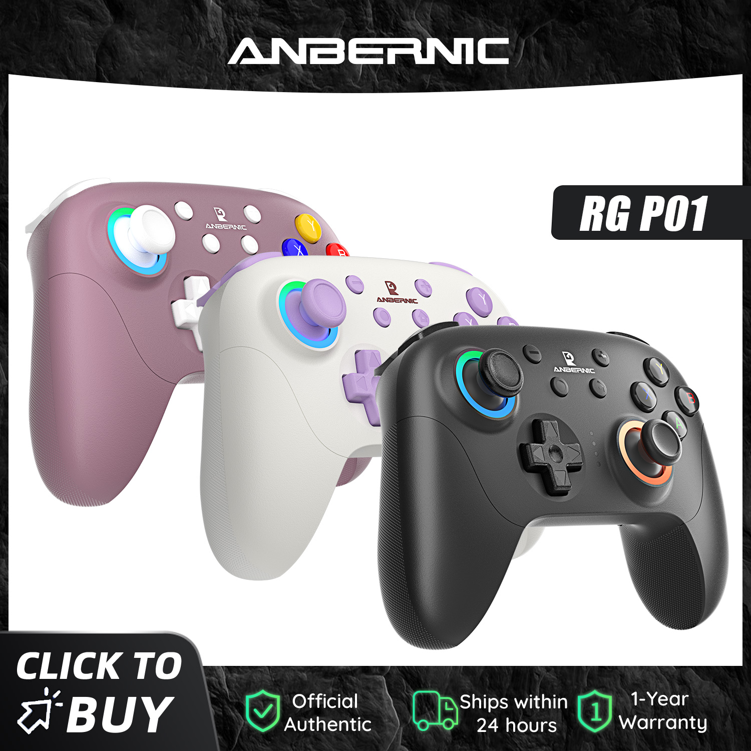 Board Game Android - ANBERNIC RG P01 Bluetooth 5.3/Wired/2.4G Wireless