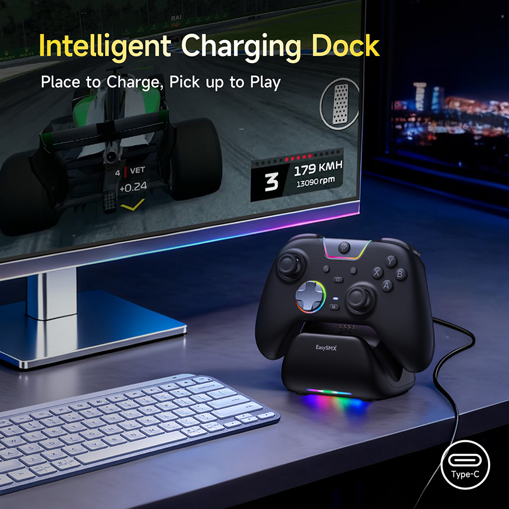 EasySMX X05Pro Charging Dock C - Board Game Android recension och pris
